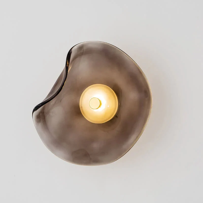 Sculpturale Wandlamp met Geïntegreerde LED Glazen Bol Warm Wit Licht voor Woonkamer Slaapkamer Gang Hal | Sansoti