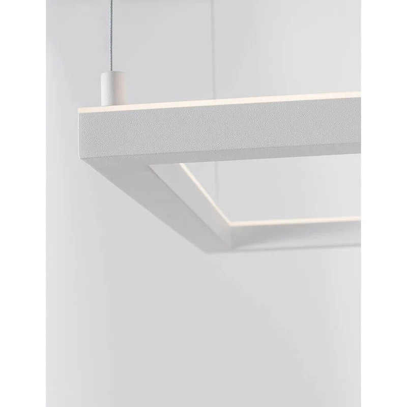 Eterna LED Hängelampe Quadratisch Weiß