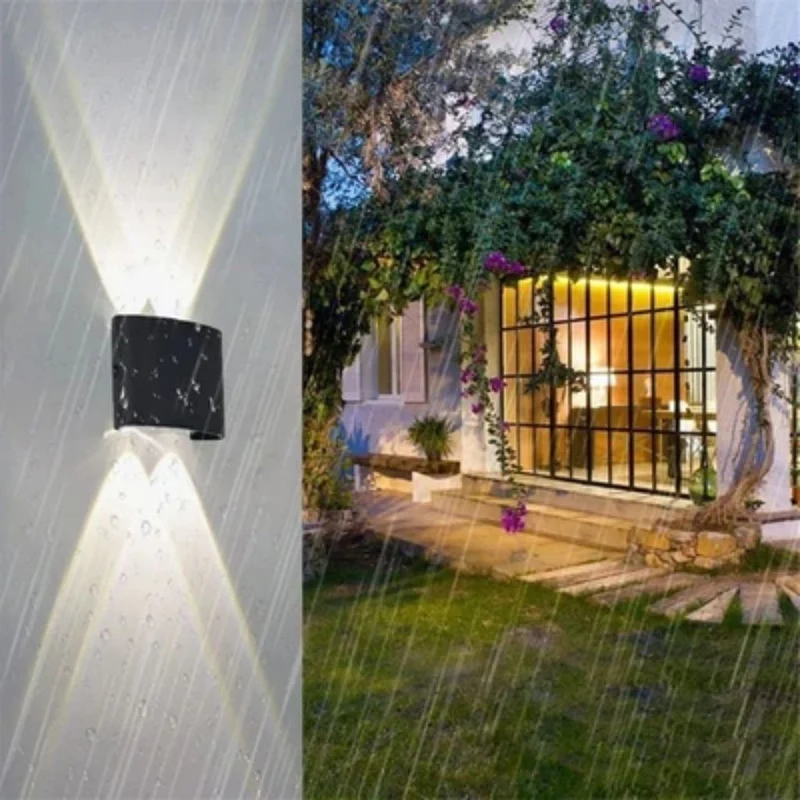 Waterdichte LED Wandlamp Aluminium Binnen Buiten Moderne Verlichting IP65 Sfeerlicht Tuin Terras Gevel | Sansoti