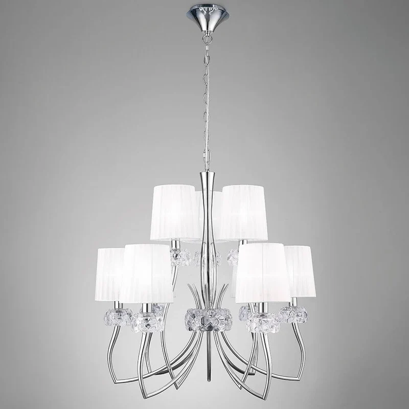 Loewe 9-flammige Pendellampe