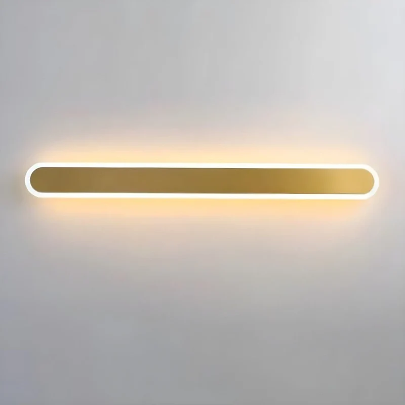 Aluminium Buitenwandlamp Afgeronde Randen IP65 LED Verlichting Gevel Entree Tuin Balkon Zwart Wit Goud | Sansoti