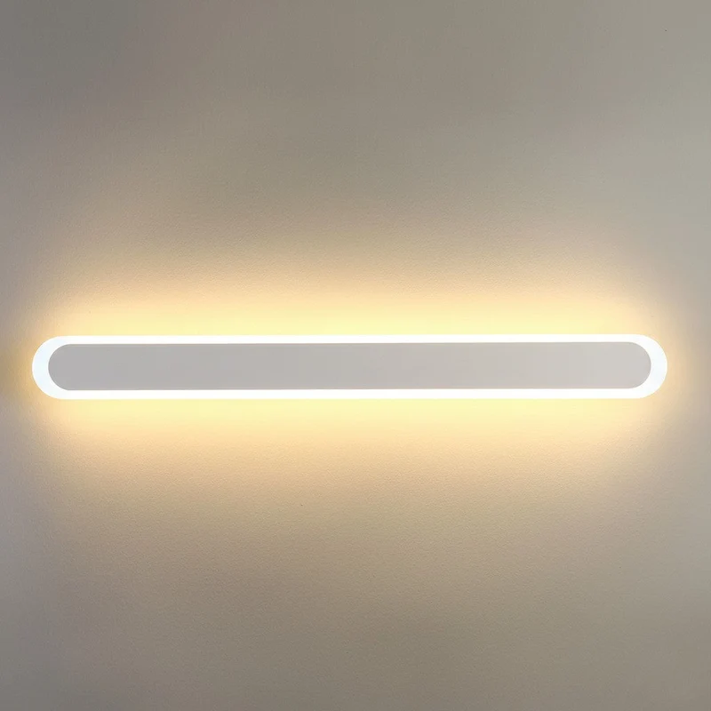 Aluminium Buitenwandlamp Afgeronde Randen IP65 LED Verlichting Gevel Entree Tuin Balkon Zwart Wit Goud | Sansoti