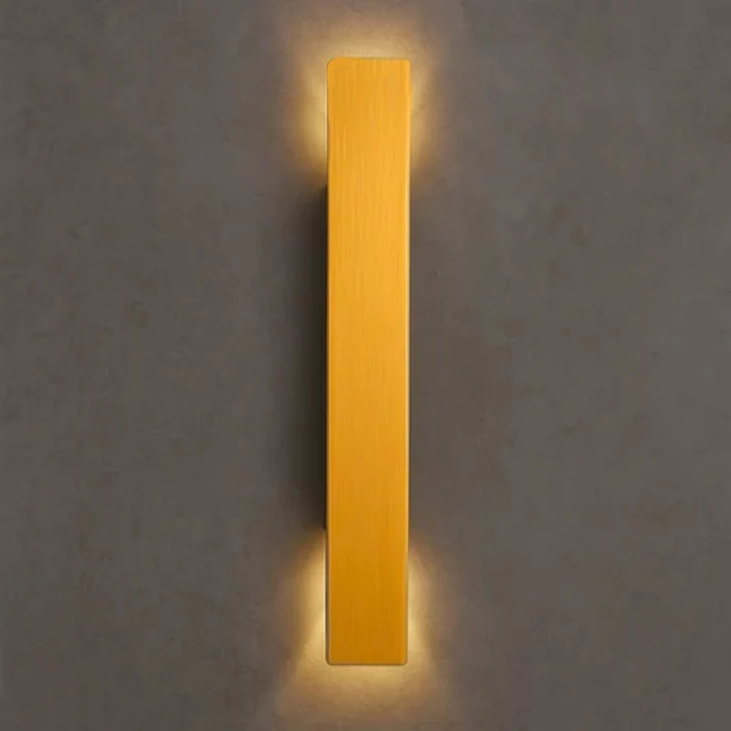 Aluminium Wandlamp Goudkleurig IP65 Waterdicht LED Buitenverlichting voor Tuin Balkon Terras 6W 18W 24W | Sansoti