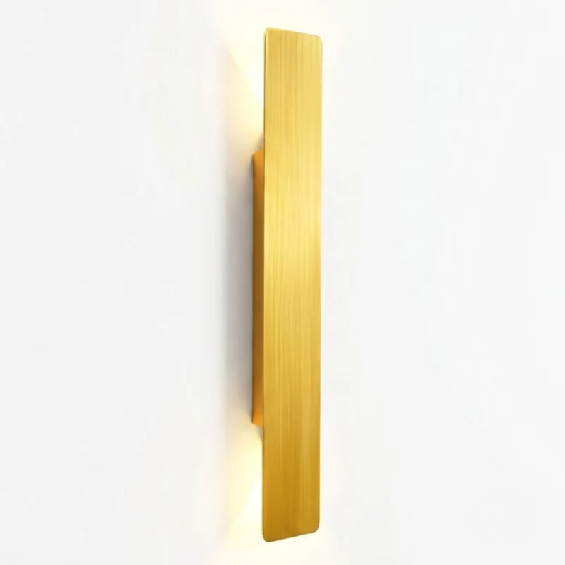 Aluminium Wandlamp Goudkleurig IP65 Waterdicht LED Buitenverlichting voor Tuin Balkon Terras 6W 18W 24W | Sansoti