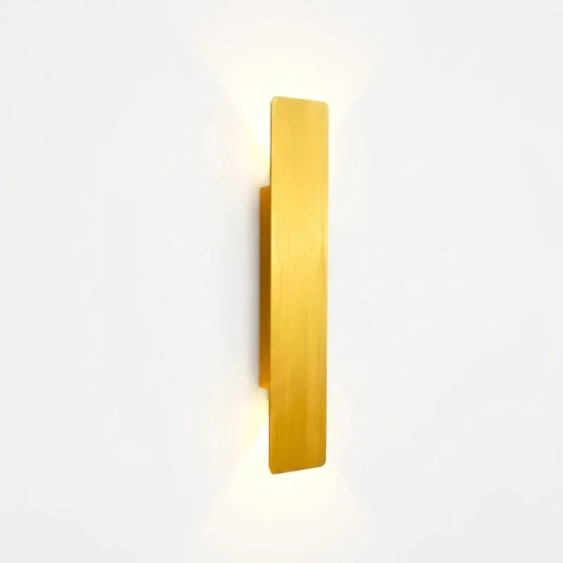 Aluminium Wandlamp Goudkleurig IP65 Waterdicht LED Buitenverlichting voor Tuin Balkon Terras 6W 18W 24W | Sansoti