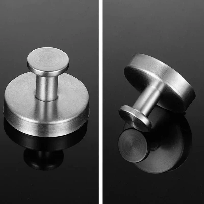 Zuignap Wandhaken Set 4 Stuks Zonder Boren Mat Zwart Goud Zilver Badkamer Keuken Handdoek Organizer Houder | Sansoti