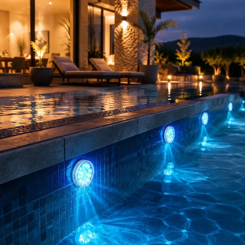 Onderwaterlamp LED Zwembad RGB met Afstandsbediening 13 Kleuren Waterdicht IP68 Decoratieverlichting | Sansoti