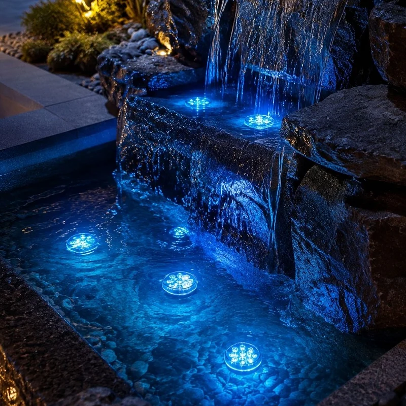 Onderwaterlamp LED Zwembad RGB met Afstandsbediening 13 Kleuren Waterdicht IP68 Decoratieverlichting | Sansoti
