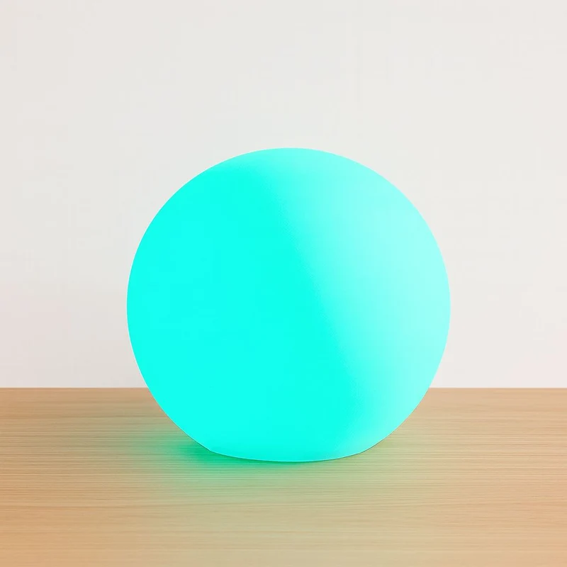 Draadloze LED Maanlamp Tafellamp 16 Kleuren Afstandsbediening IP65 Waterbestendig Sfeerverlichting Binnen Buiten | Sansoti