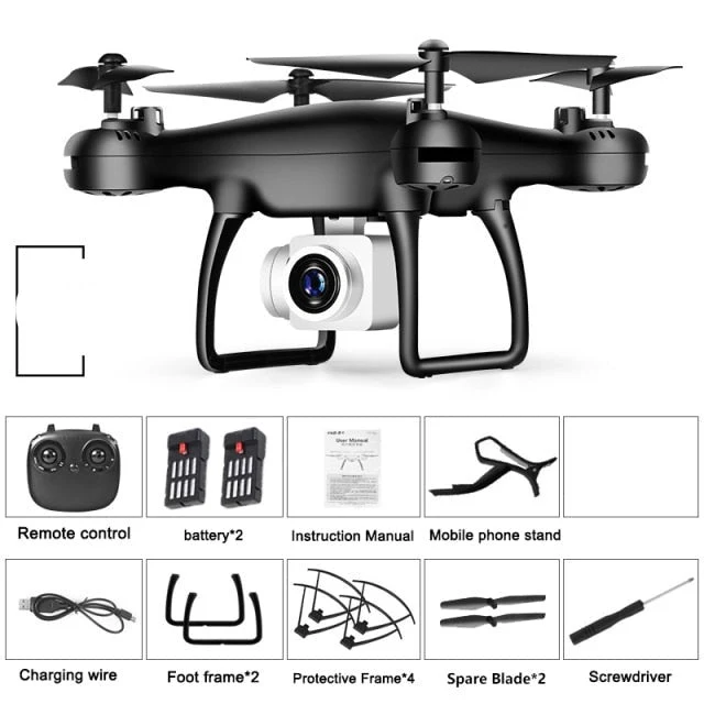 Professionele Quadcopter Drone 4K Camera 5G WiFi GPS Opvouwbaar Luchtfotografie Outdoor Zwart Wit RC | Sansoti