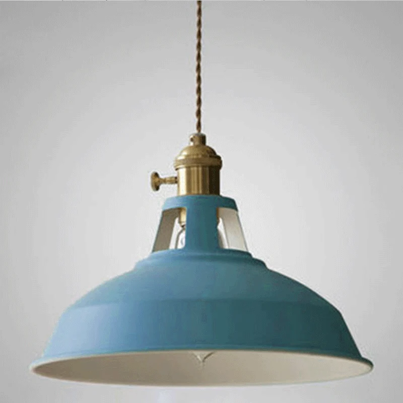 Metalen Hanglamp Industrieel Ø20cm E27 Fitting Vintage Stijl voor Restaurant Eetkamer Woonkamer Verlichting | Sansoti