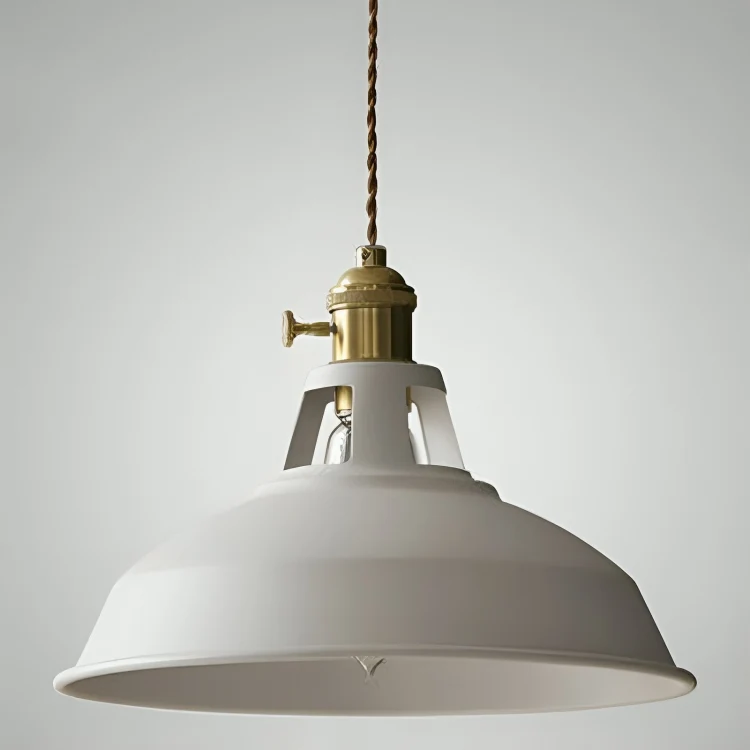 Metalen Hanglamp Industrieel Ø20cm E27 Fitting Vintage Stijl voor Restaurant Eetkamer Woonkamer Verlichting | Sansoti