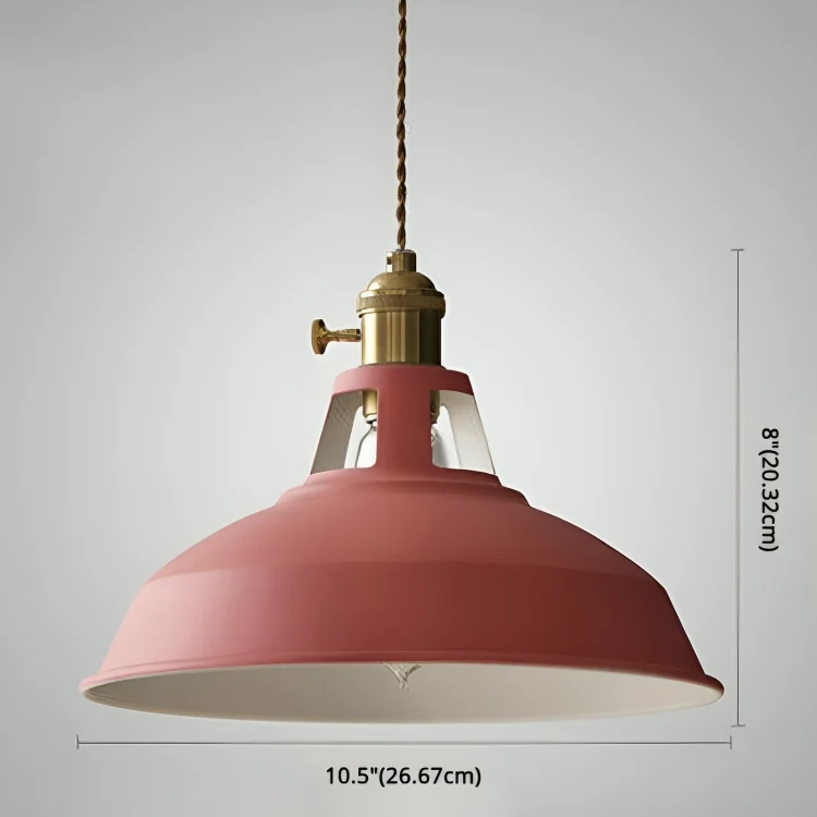 Metalen Hanglamp Industrieel Ø20cm E27 Fitting Vintage Stijl voor Restaurant Eetkamer Woonkamer Verlichting | Sansoti