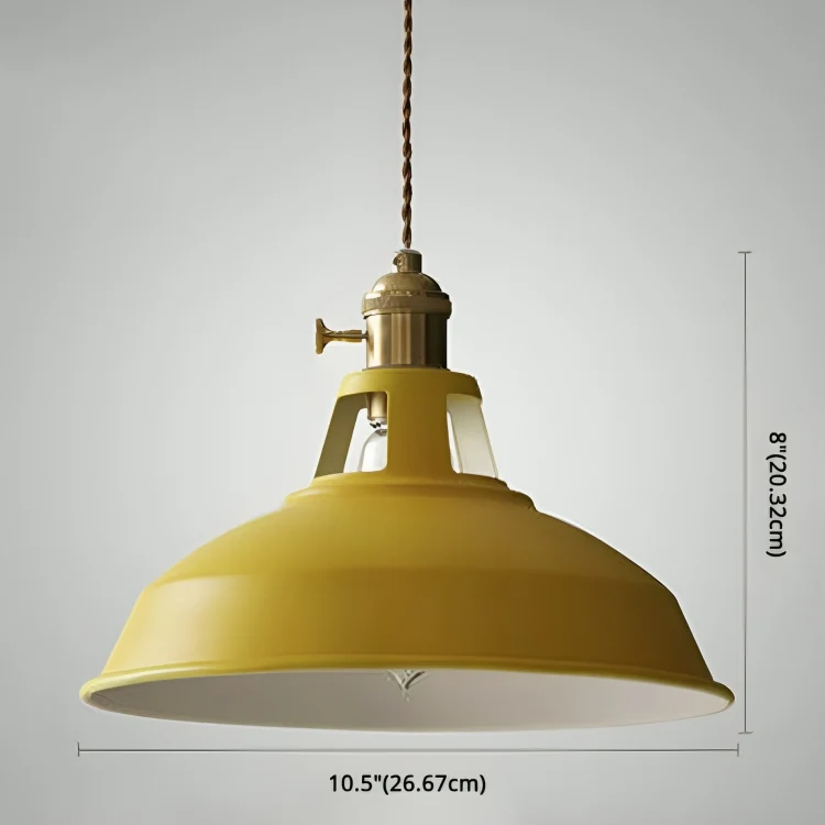 Metalen Hanglamp Industrieel Ø20cm E27 Fitting Vintage Stijl voor Restaurant Eetkamer Woonkamer Verlichting | Sansoti