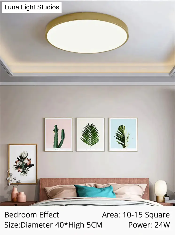 Geometrische Plafondlamp Goud met Dimfunctie Afstandsbediening LED Modern Design Woonkamer Slaapkamer | Sansoti