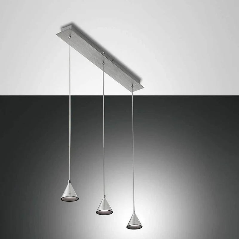 LED Pendelleuchte Delta Metall