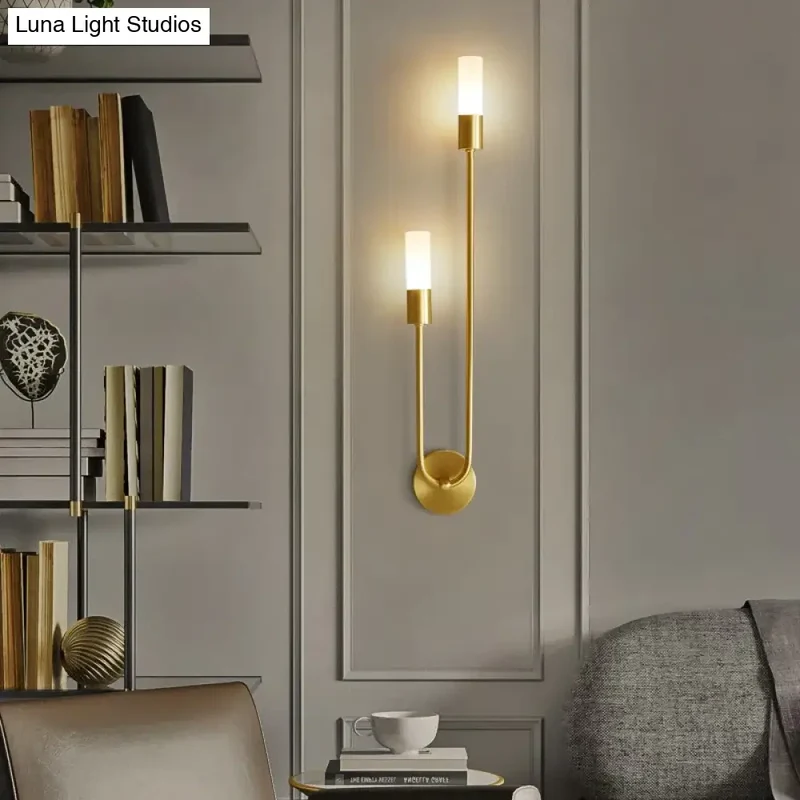 Minimalistische LED Wandlamp Slaapkamer Zwart Goud Verstelbare Lichtrichting Modern Design Leeslamp Sfeerverlichting | Sansoti