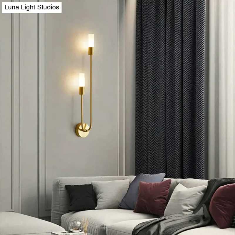 Minimalistische LED Wandlamp Slaapkamer Zwart Goud Verstelbare Lichtrichting Modern Design Leeslamp Sfeerverlichting | Sansoti