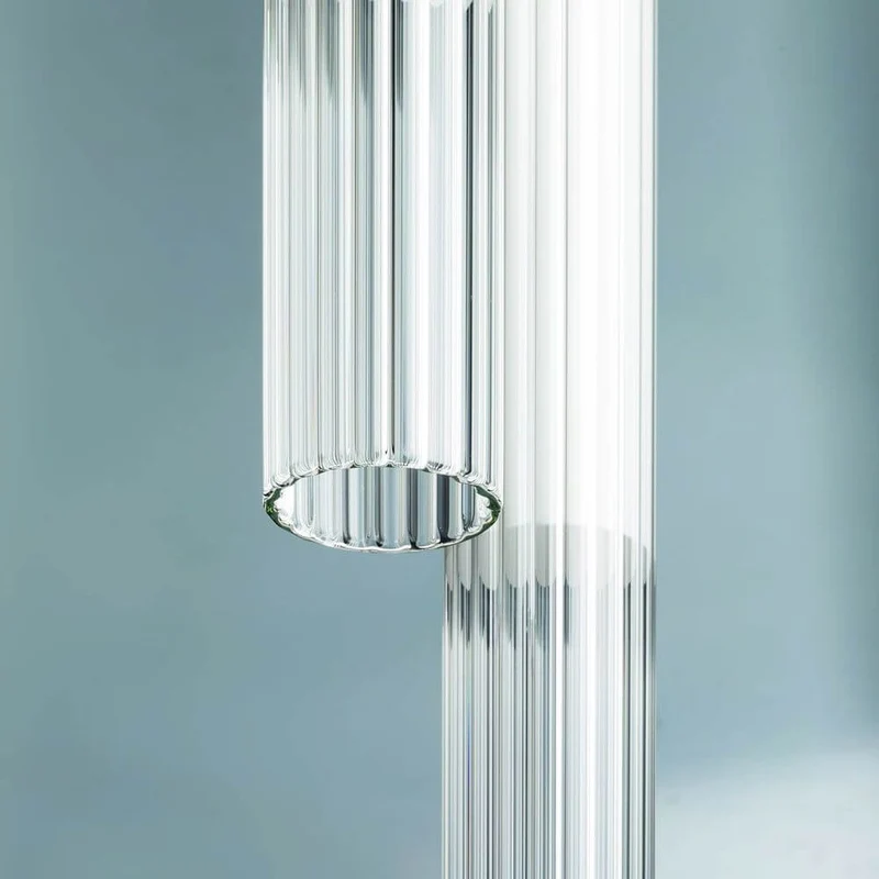 Nemo Ilium 75 LED Glas Hängelampe gerippt