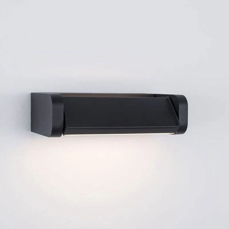 Volver LED-Wandleuchte drehbar Schwarz IP54