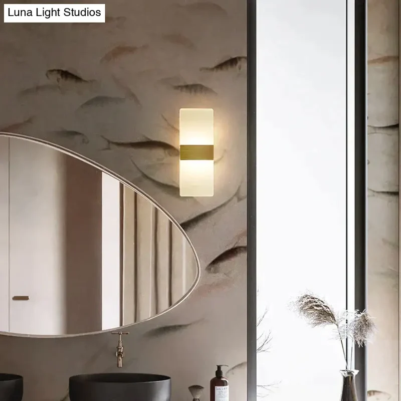 Koperen Wandlamp LED E27 29cm Woonkamer Slaapkamer Studeerkamer Kantoor Moderne Interieurverlichting | Sansoti