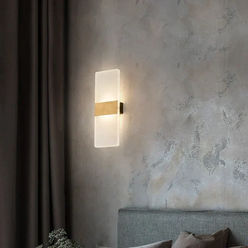 Koperen Wandlamp LED E27 29cm Woonkamer Slaapkamer Studeerkamer Kantoor Moderne Interieurverlichting | Sansoti