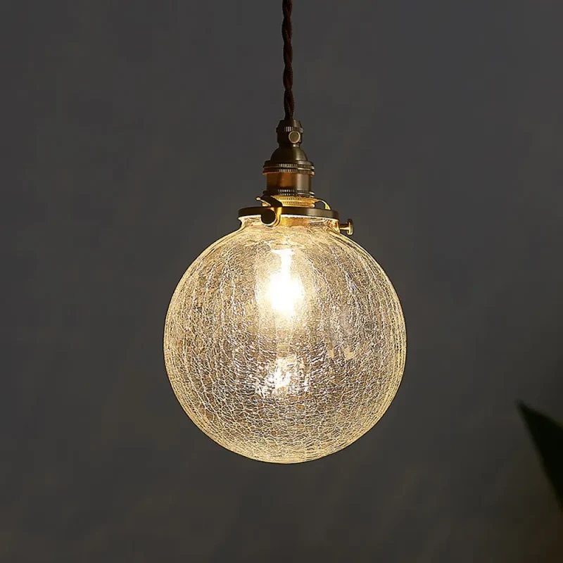 Glazen Bolpendel Hanglamp Helder Industrieel Design Woonkamer Eetkamer Scandinavische Sfeerverlichting Moderne Stijl | Sansoti
