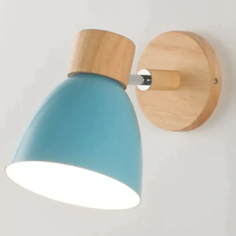 Houten Wandlamp Leeslamp E27 Fitting Scandinavisch Design Sfeervol Leeslicht Bedlamp Woonkamer Slaapkamer | Sansoti