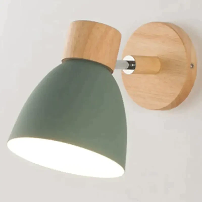 Houten Wandlamp Leeslamp E27 Fitting Scandinavisch Design Sfeervol Leeslicht Bedlamp Woonkamer Slaapkamer | Sansoti
