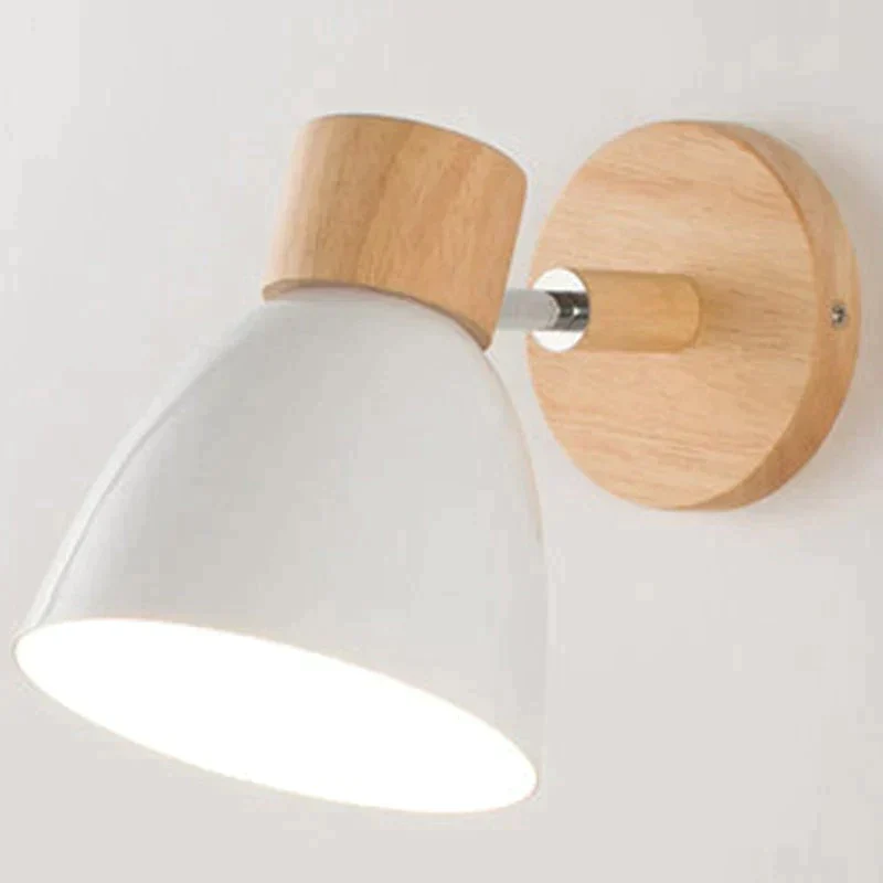 Houten Wandlamp Leeslamp E27 Fitting Scandinavisch Design Sfeervol Leeslicht Bedlamp Woonkamer Slaapkamer | Sansoti