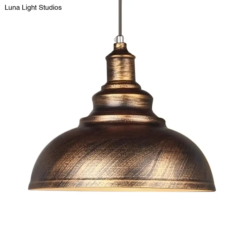 Metalen Hanglamp Kom Roestiek Industrieel E26/E27 Eetkamer Plafondverlichting Zwart Wit Roest Woonkamer | Sansoti