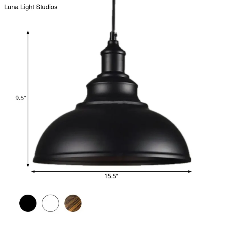 Metalen Hanglamp Kom Roestiek Industrieel E26/E27 Eetkamer Plafondverlichting Zwart Wit Roest Woonkamer | Sansoti