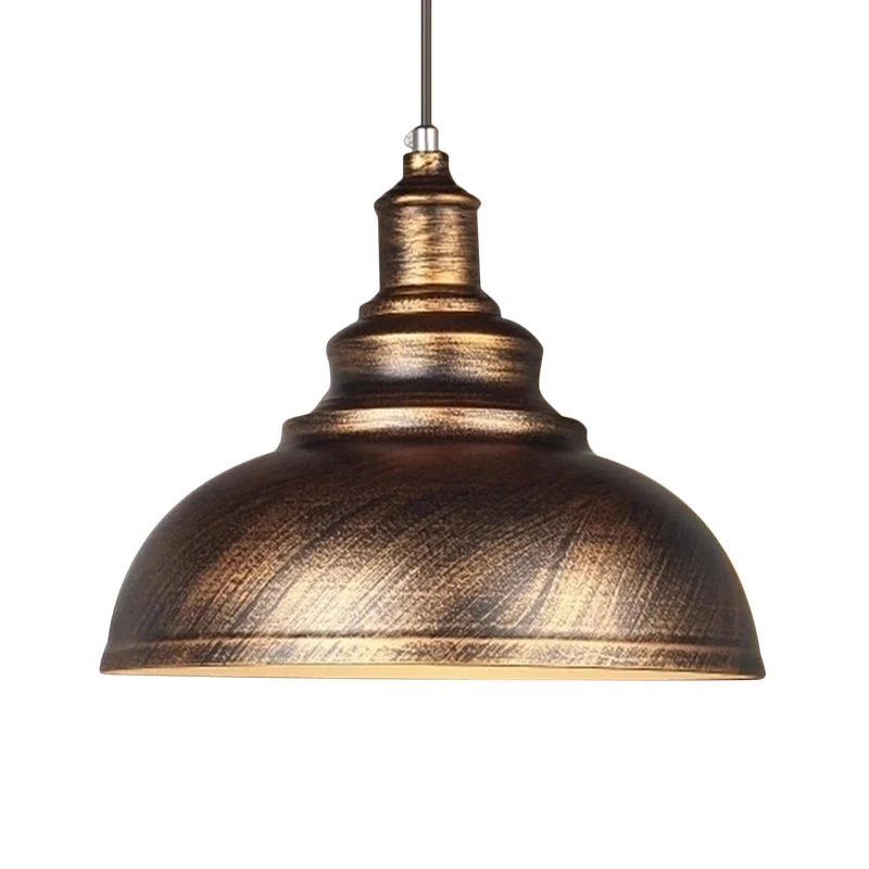 Metalen Hanglamp Kom Roestiek Industrieel E26/E27 Eetkamer Plafondverlichting Zwart Wit Roest Woonkamer | Sansoti