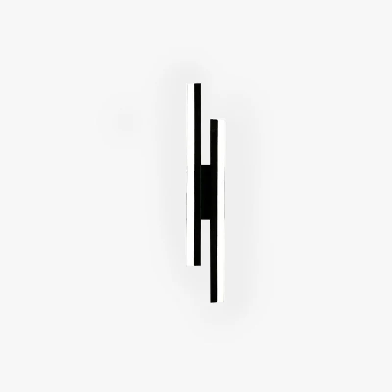 LED Wandlamp Metaal Acryl Zwart Goud 48cm Woonkamer Slaapkamer Wandverlichting Modern Design Interieur | Sansoti