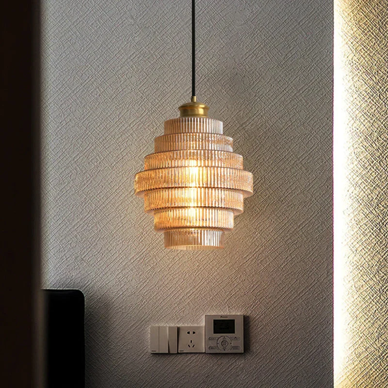 Glazen Hanglamp met Metalen Flessendesign E27 Fitting Diameter 22cm voor Keuken Eetkamer Woonkamer Verlichting | Sansoti