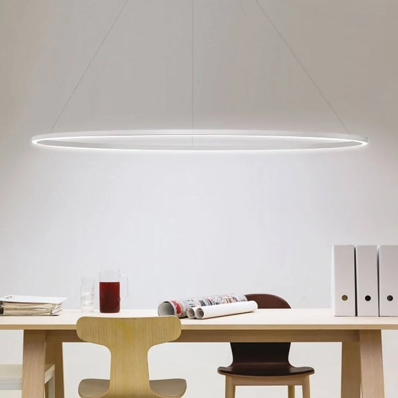 Nemo Ellisse Major Down LED Pendelleuchte 133x70cm direkt