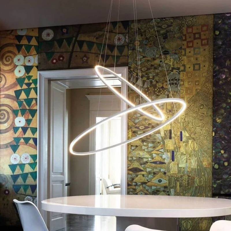 Nemo Ellisse Double LED Hängelampe 135x70cm