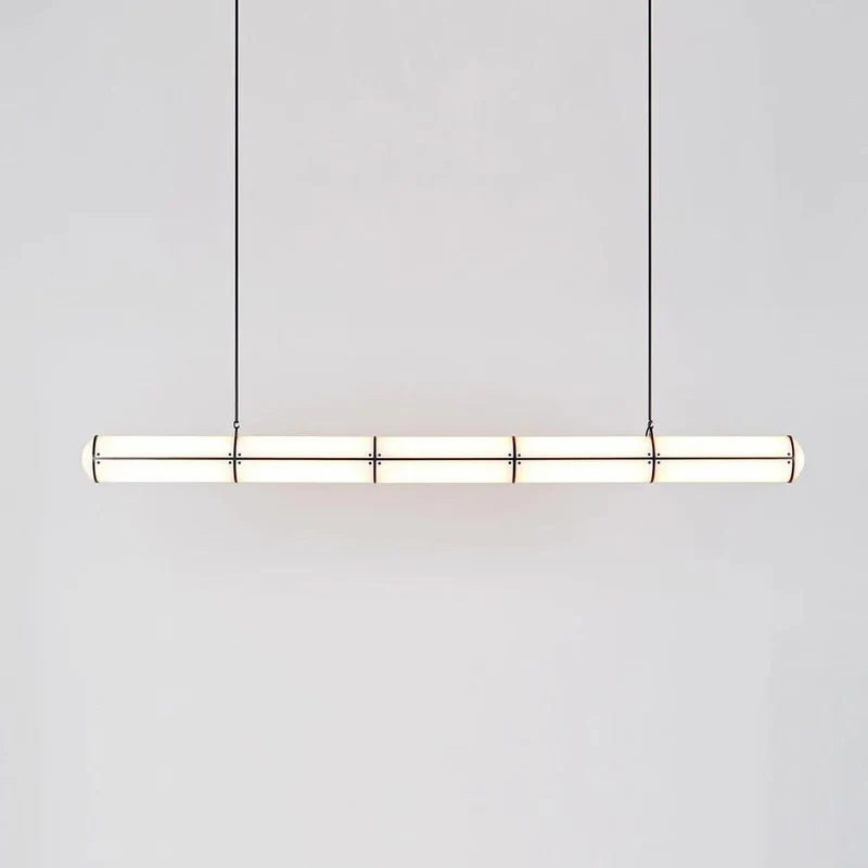 Eindloze Cilindrische Hanglamp Moderne Lineaire Verlichting voor Eettafel en Woonkamer Geïntegreerde LED Zwevende Lichtlijn Architectonische Verlichting | Sansoti