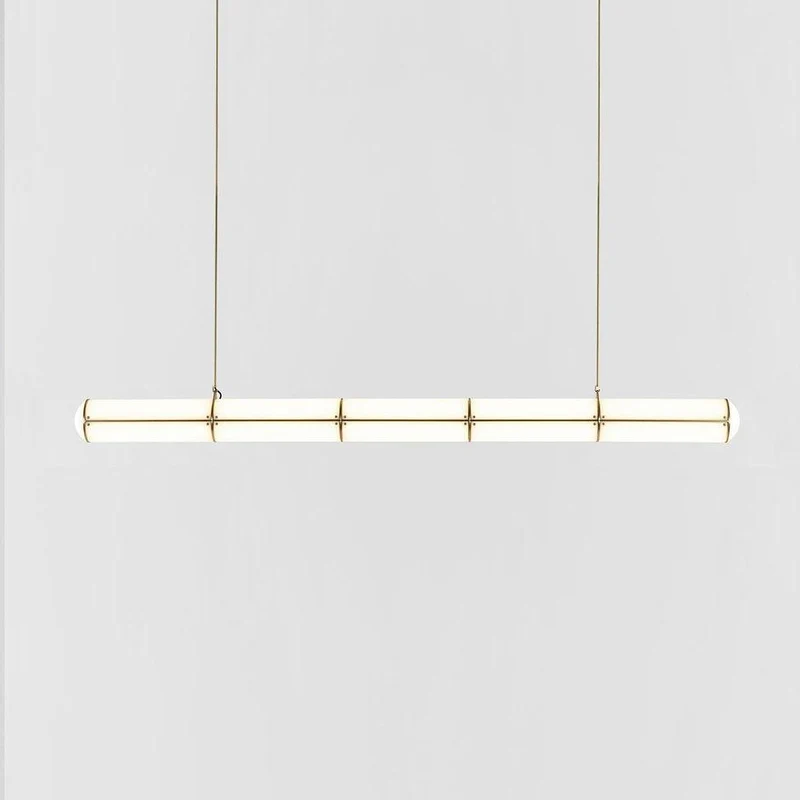 Eindloze Cilindrische Hanglamp Moderne Lineaire Verlichting voor Eettafel en Woonkamer Geïntegreerde LED Zwevende Lichtlijn Architectonische Verlichting | Sansoti