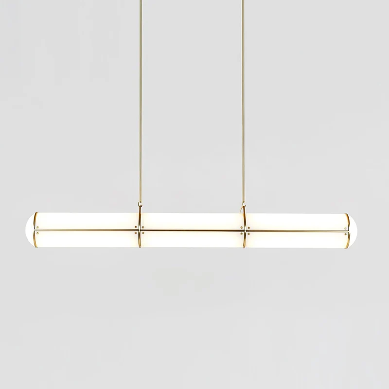 Eindloze Cilindrische Hanglamp Moderne Lineaire Verlichting voor Eettafel en Woonkamer Geïntegreerde LED Zwevende Lichtlijn Architectonische Verlichting | Sansoti