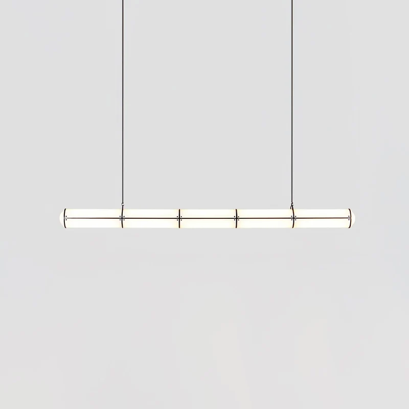 Eindloze Cilindrische Hanglamp Moderne Lineaire Verlichting voor Eettafel en Woonkamer Geïntegreerde LED Zwevende Lichtlijn Architectonische Verlichting | Sansoti