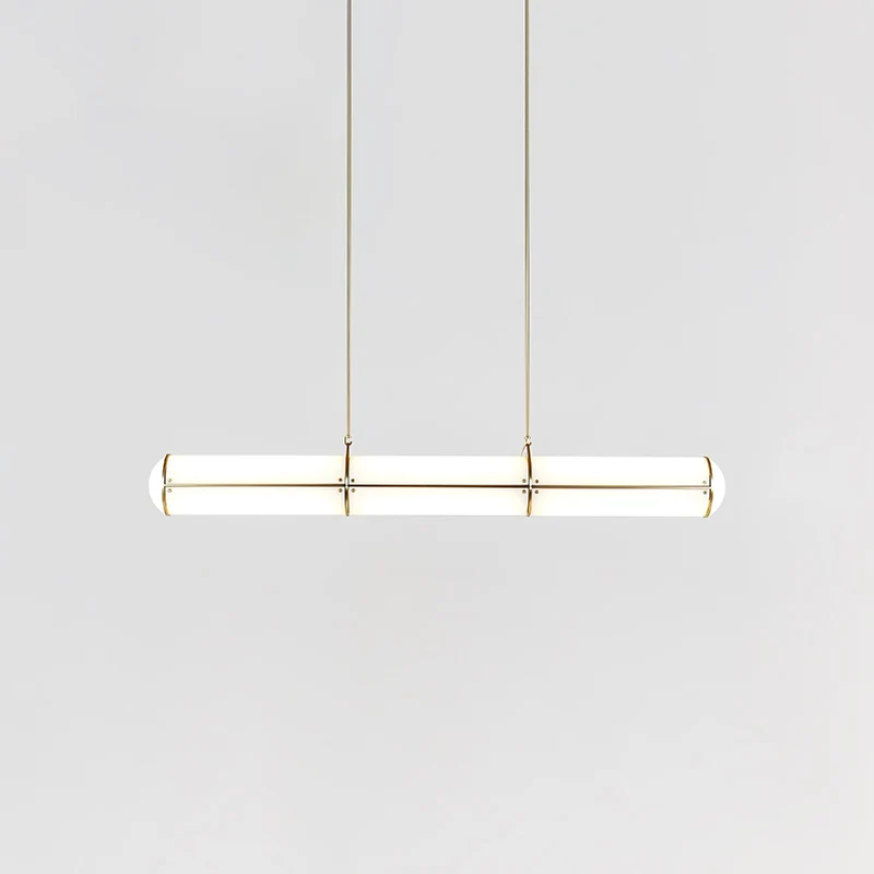 Eindloze Cilindrische Hanglamp Moderne Lineaire Verlichting voor Eettafel en Woonkamer Geïntegreerde LED Zwevende Lichtlijn Architectonische Verlichting | Sansoti