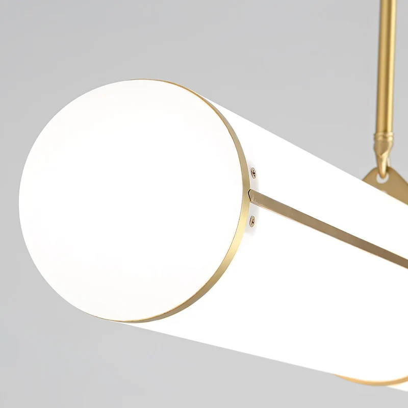 Eindloze Cilindrische Hanglamp Moderne Lineaire Verlichting voor Eettafel en Woonkamer Geïntegreerde LED Zwevende Lichtlijn Architectonische Verlichting | Sansoti