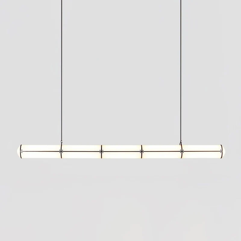 Eindloze Cilindrische Hanglamp Moderne Lineaire Verlichting voor Eettafel en Woonkamer Geïntegreerde LED Zwevende Lichtlijn Architectonische Verlichting | Sansoti