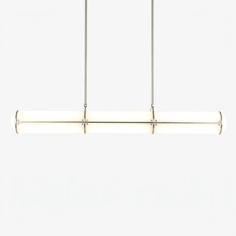 Eindloze Cilindrische Hanglamp Moderne Lineaire Verlichting voor Eettafel en Woonkamer Geïntegreerde LED Zwevende Lichtlijn Architectonische Verlichting | Sansoti