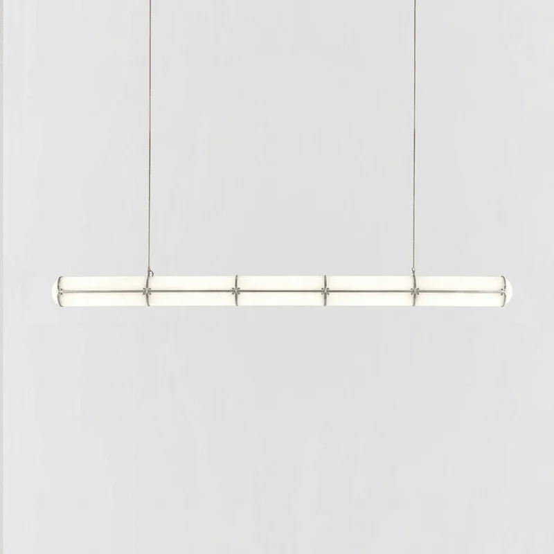 Eindloze Cilindrische Hanglamp Moderne Lineaire Verlichting voor Eettafel en Woonkamer Geïntegreerde LED Zwevende Lichtlijn Architectonische Verlichting | Sansoti