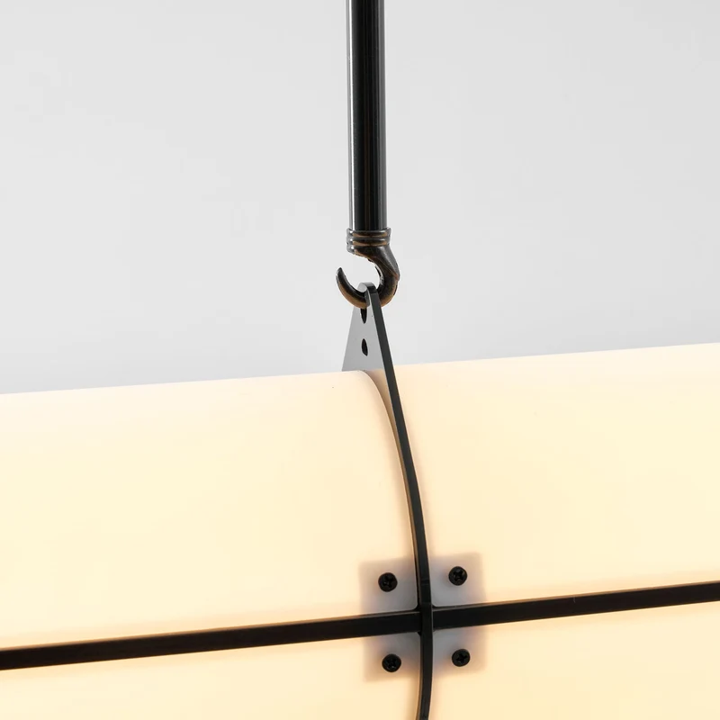 Eindloze Cilindrische Hanglamp Moderne Lineaire Verlichting voor Eettafel en Woonkamer Geïntegreerde LED Zwevende Lichtlijn Architectonische Verlichting | Sansoti