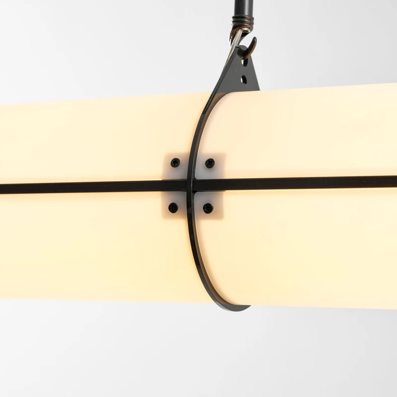 Eindloze Cilindrische Hanglamp Moderne Lineaire Verlichting voor Eettafel en Woonkamer Geïntegreerde LED Zwevende Lichtlijn Architectonische Verlichting | Sansoti