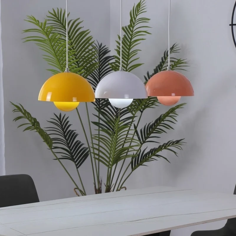 Hanglamp met Plantenbak Scandinavisch Design Metaal E27 Warmwit Licht Verstelbaar Kabel Woonkamer Keuken | Sansoti