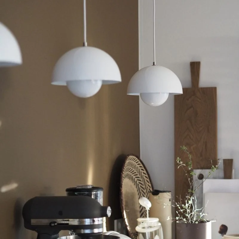 Hanglamp met Plantenbak Scandinavisch Design Metaal E27 Warmwit Licht Verstelbaar Kabel Woonkamer Keuken | Sansoti